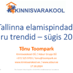 Tallinna elamispindade turu trendid – sügis 2024